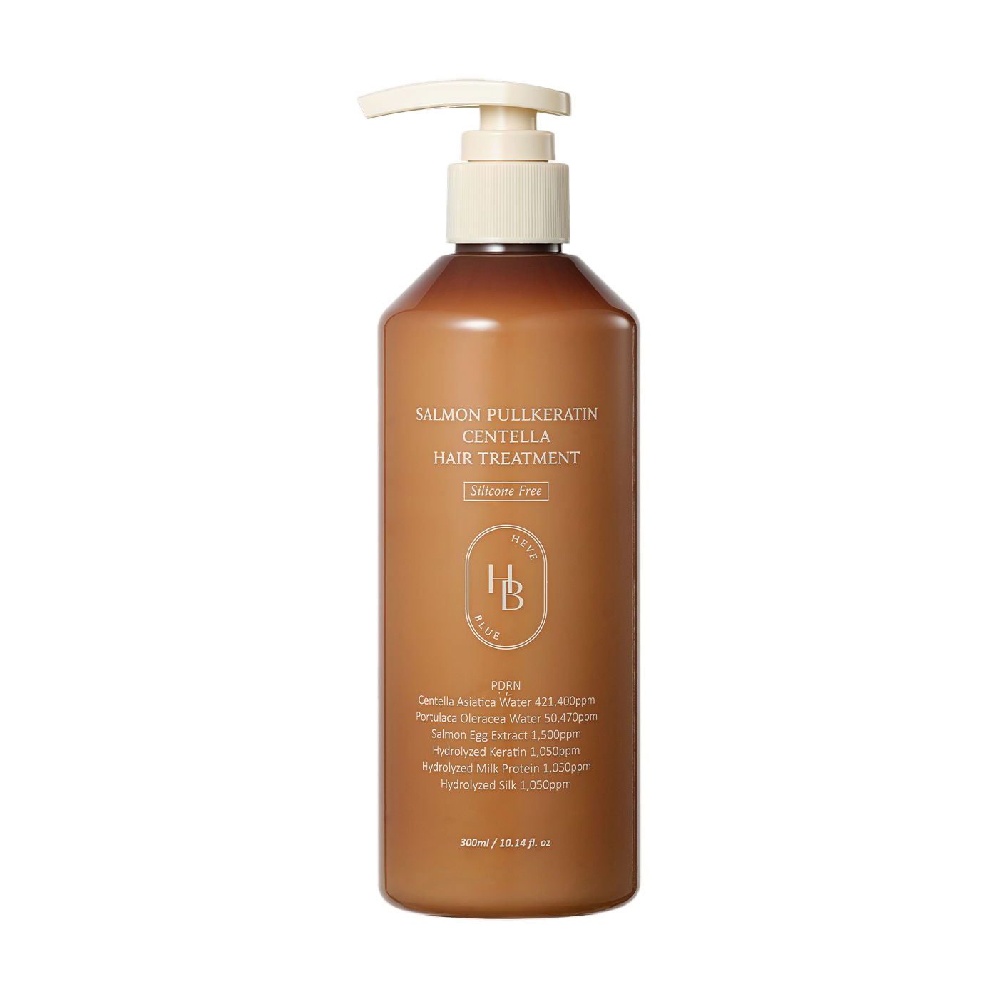 Відновлювальна маска-кондицінер для волосся HEVEBLUE Salmon PullKeratin Centella Hair Treatment, 300 мл